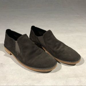 Suede VINCE slip on shoes